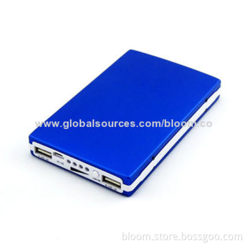 12,000mAh Solar Power Bank for iPhone, Samsung, HTC, Nokia and Dual-USB PortNew